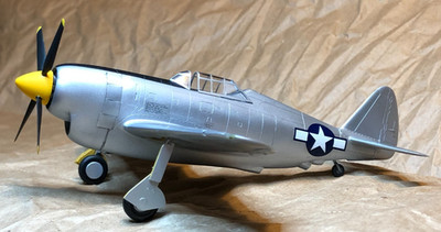 Conversion for 1/72 Republic XP-47J, Ventral Tunnel, Engine Cowling, Spinner