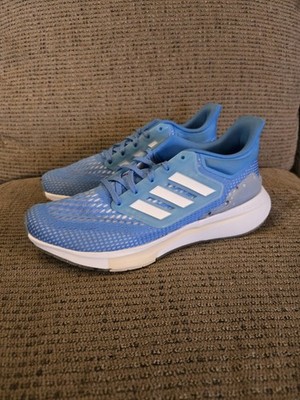 Adidas Women s EQ21 Run Running Size 6.5 Blue White GX9810 NEW NO BOX