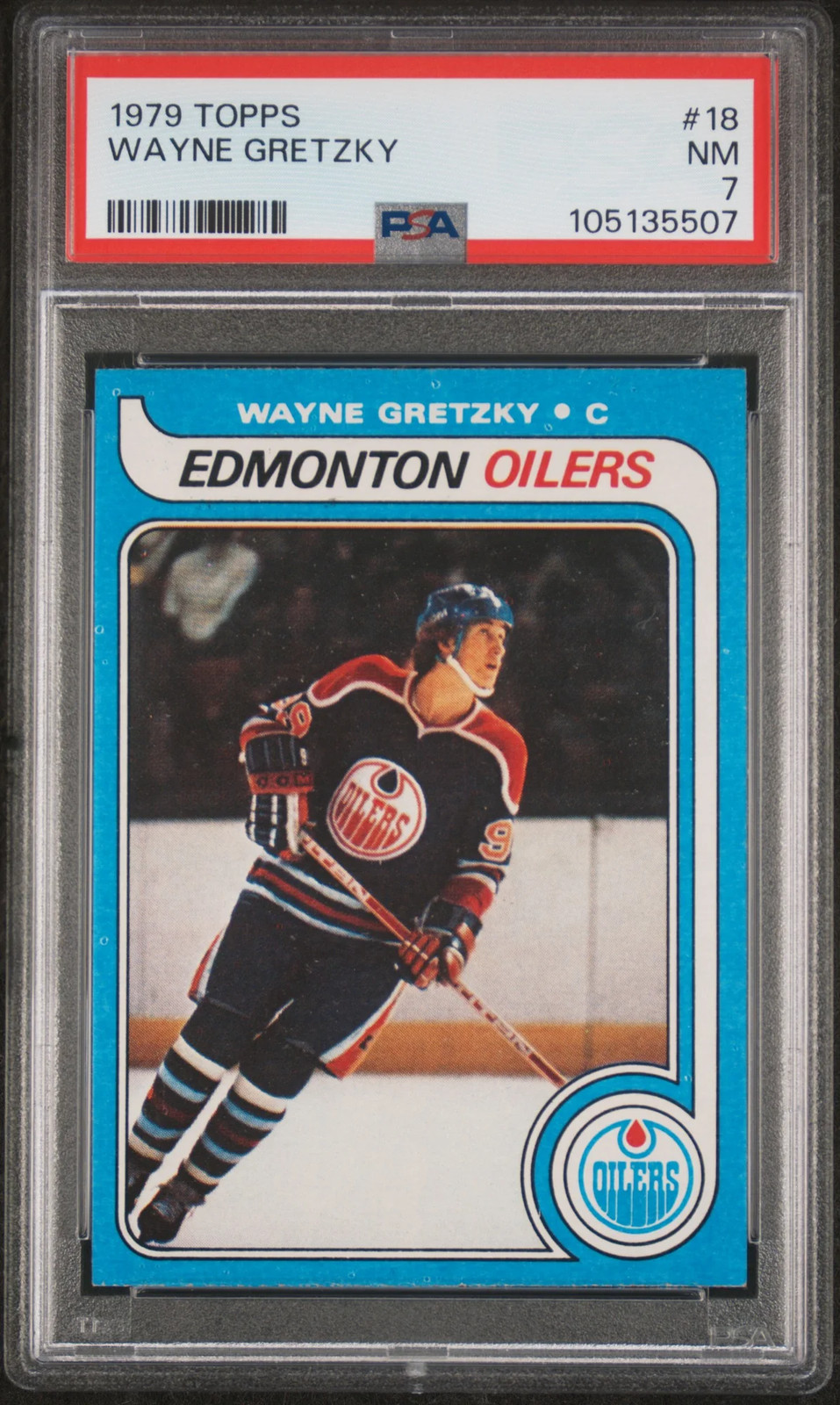 1979 Topps Wayne Gretzky #18 PSA 7