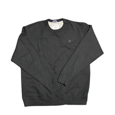 Champion XL PowerBlend Sweatshirt Black   Cozy Premium Fleece
