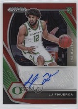 2021-22 Panini Prizm Draft Picks Red 2/199 LJ Figueroa #DP-LJF Auto 0ud4