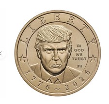 1776 2026 P President Trump Semiquincentennial $1 Coin FROM ROLL IN STOCK