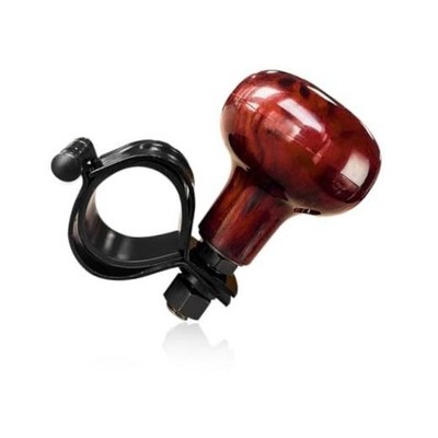 grain Steering Wheel Spinner Knob, Smooth Turning Assist Grip Ball Driving Wood
