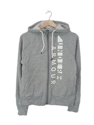 UNDER ARMOUR Kapuzensweatshirt Damen Sweat Gr. DE 34 hellgrau Casual-Look