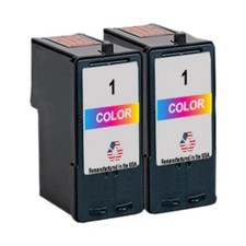 Compatible Ink Cartridge For Lexmark 1 2Pack Color-USA