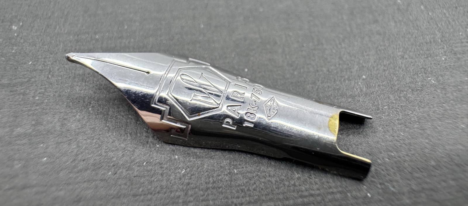 Waterman Charleston Rhodium Plated 18k Fine Nib - Parts - Used