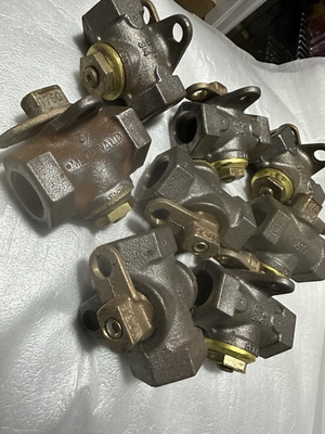 #ad McD Gas Pressure Valve Lock Wing #175 Iron Body 3 4quot; FNPT TOTAL 8 EACH $200.00