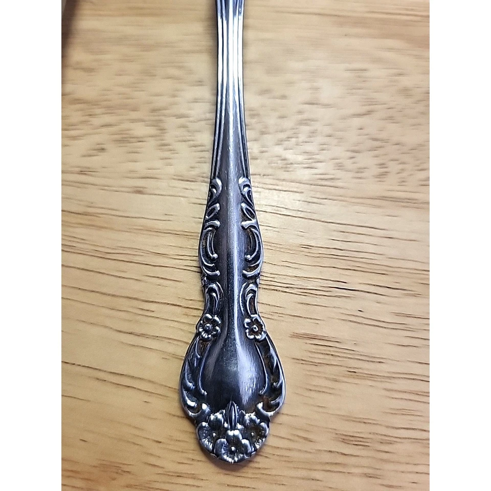 (4) EKCO Eterna BEAUMONT Stainless Place Oval Soup Spoons ~ Japan - Image 2 of 3