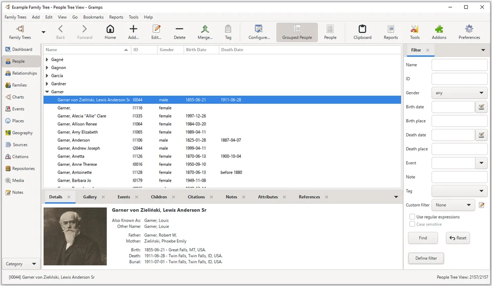 Gramps - Family Tree Generator Creator Software, Genealogy Maker Software - Image 2 of 4