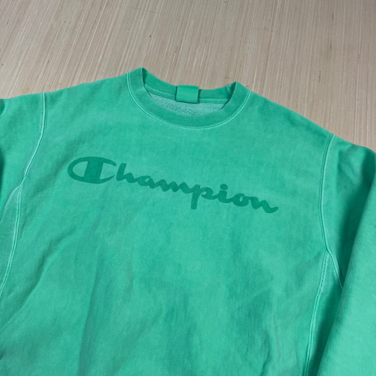 Champion Reverse Weave Script Logo Sweatshirt Vin… - image 2