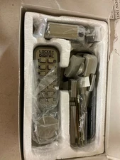 Lockey USA 2200SN Surface Mount Lock, Satin Nickel, Keypad, Retractable, Keyless