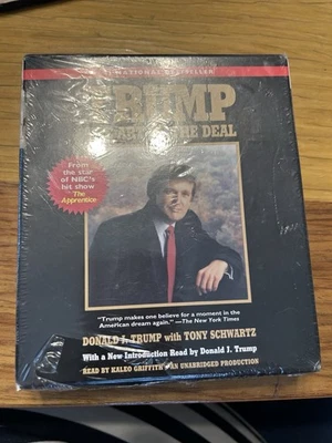 Trump The Art of the Deal Audiobook 8 CDs Read by Kaleo Griffith factory sealed - Image 1 of 2