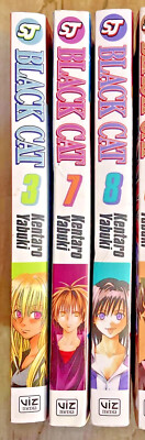 Manga Black Cat Kentaro Yabuki Viz Media English Pick One Book For