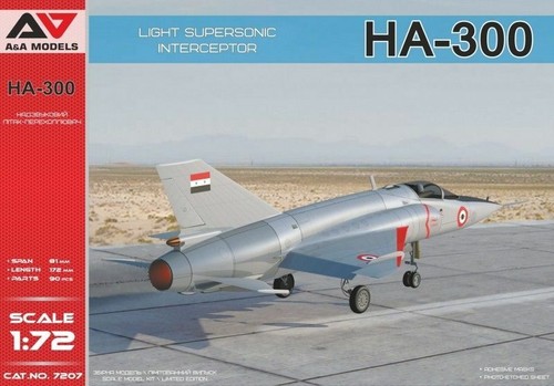 A&A Models 7207 - 1/72 HA-300 Light supersonic interceptor model kit - Picture 2 of 12