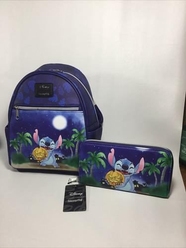 Pumpkin Stitch Halloween Mini Backpack 