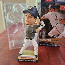 Scooter Gennett Camo Army Milwaukee Brewers MLB baseball vintage 2000 bobblehead
