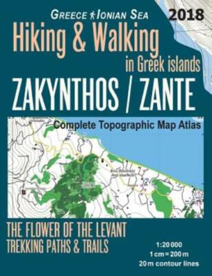 Zakynthos / Zante Complete Topographic Map Atlas 1: 20000 Greece Ionian Sea...