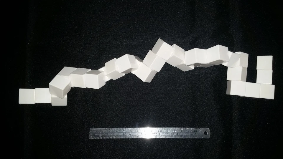 NEW 12 BRAIN TEASER Style Puzzles Elastic Cube White Gift Toy Goody bag - Image 4 of 4