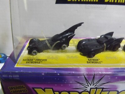 1996 Kenner MicroVerse Batman Batmobile Collection 3 Pack Micro