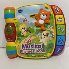 VTech Musical Rhymes Baby Toddler Book Learning Educational Interactive Toy Red