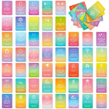 50Pcs Motivational Cards Positive Affirmations Cards Encouragement Cards
