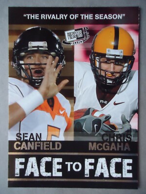 NFL FF-16 Sean Canfield Chris McGaha Press Pass 2010