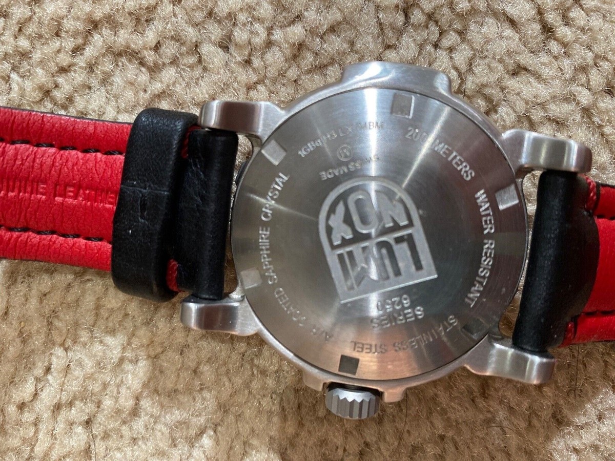 Luminox Mariner Series 6250, Men's Box Red and