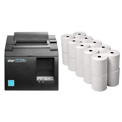 80x80 Thermo Bonpapier Kassenrollen (20 Rollen) kompatibel mit Epos Klemmen