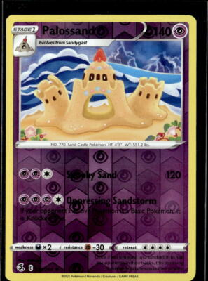 palossand pokemon card 30 / 4 SWSH08 Pokmon TCG Palossand 092/167 Reverse