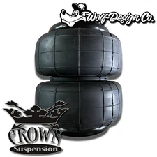 Air Spring 2400 lb Air Suspension 1/2 npt 250 psi Universal 5" Diameter Air Bag