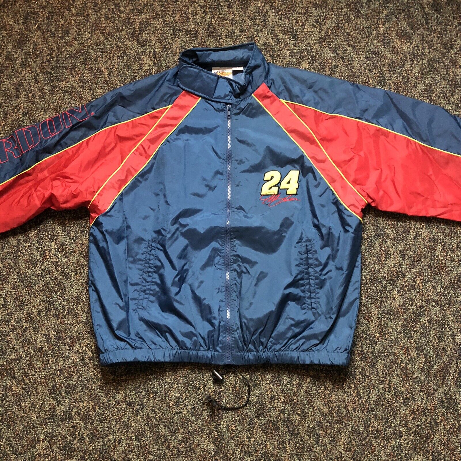 Vintage Jeff Gordon Windbreaker Jacket Sz XL Winn… - image 1