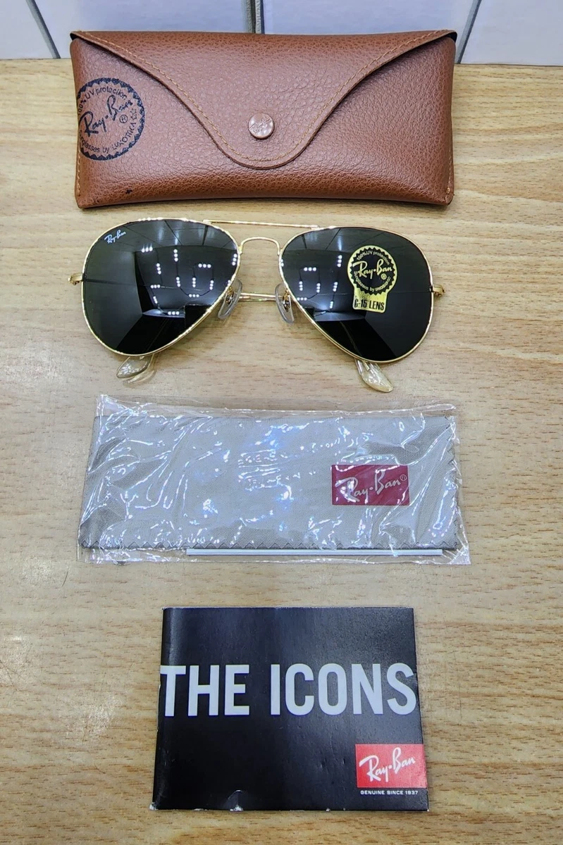 Used ray ban aviator clearance sunglasses