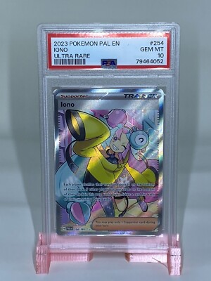 PSA 10 TRAINER IONO PALDEA EVOLVED 254 PAL EN ULTRA RARE 2023