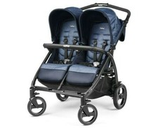 Peg Perego Book For Two Passeggino Gemellare leggero COMPLETO + ACCESSORI