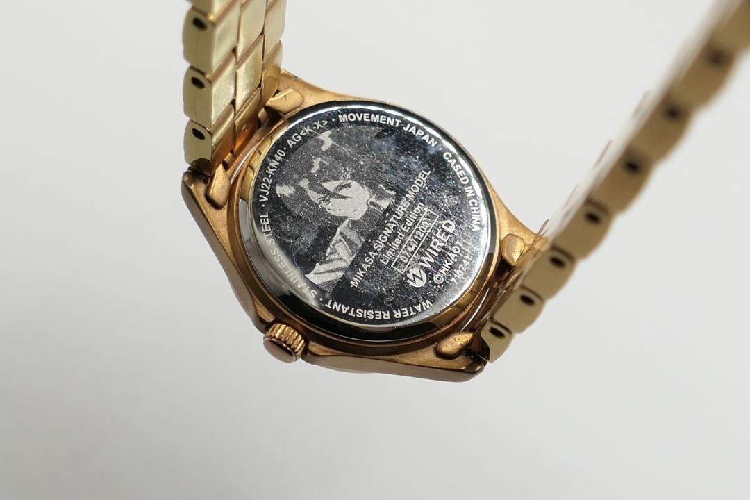 Wired Attack on Titan Mikasa collaboration watch 21 Limited to