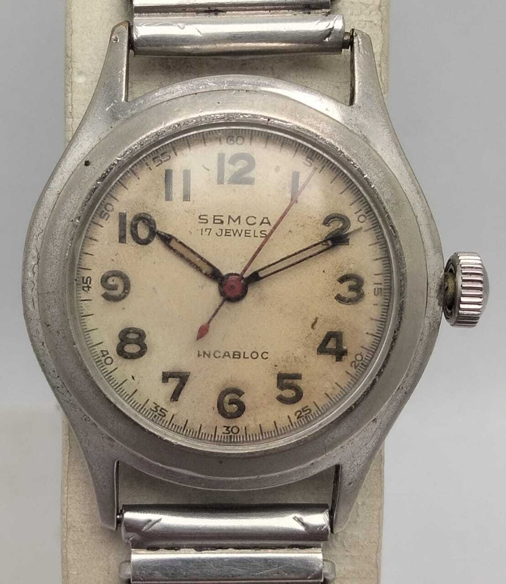 Semca Military Manual Winding Vintage Men's Watch IMA189UMF2 | eBay