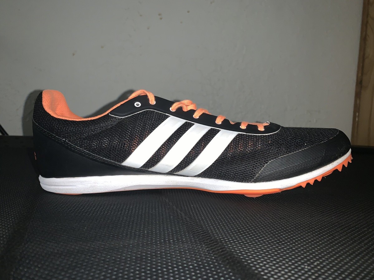 Adidas DistanceStar Black and White Athletic Track Shoes Sz 10 adidas Distancestar Running Track & Field Spike Shoe White  main image 4