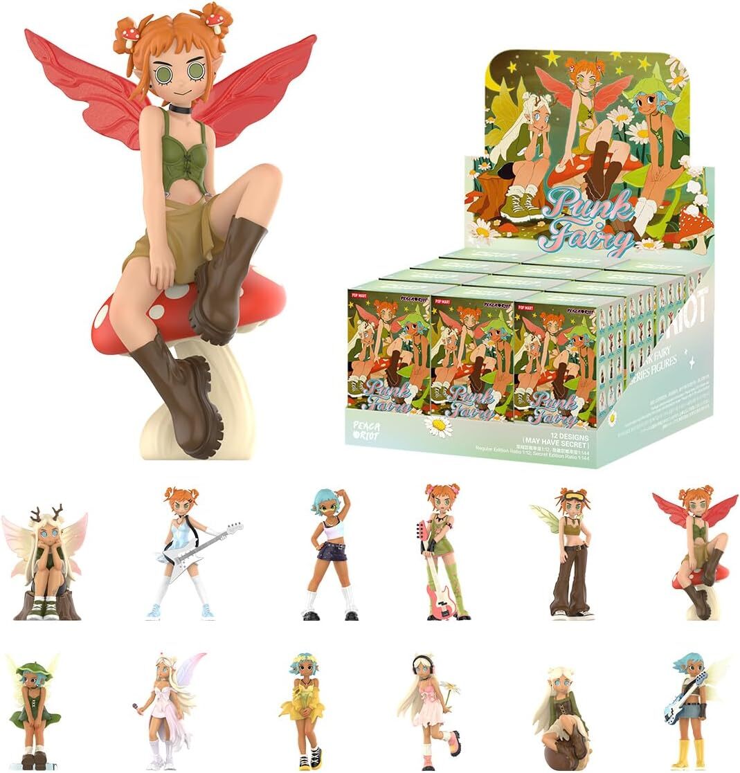 POPMART PeachRiot フィギュア POP MART Peach Riot Punk Fairy Series Figure [Assorted Box