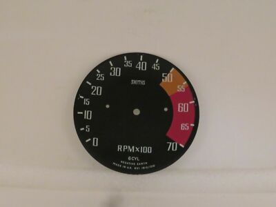 Tachometer Dial Face Plate NOS Smiths Brand Fits MGC  RVI1612/00