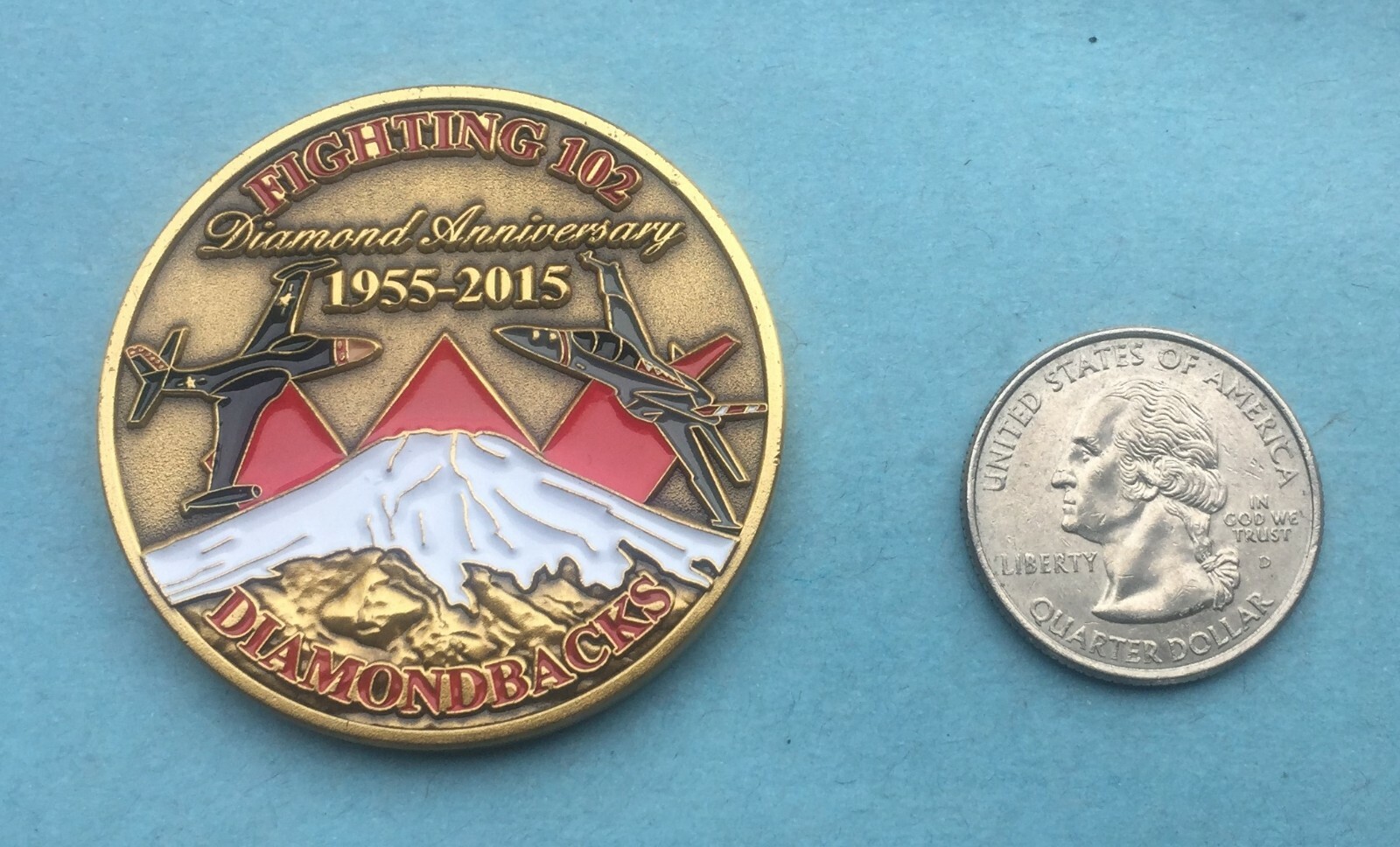 US NAVY CHALLENGE COIN - STRIKE FIGHTER SQUADRON 102 