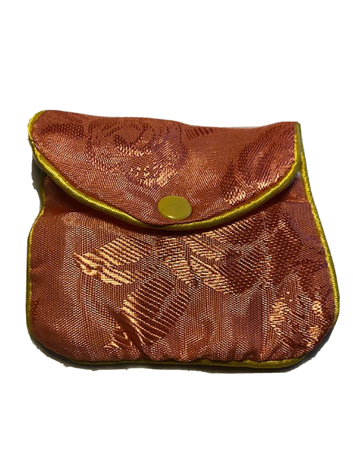 Мешочек для украшений из вискозной парчи на молнии и кнопке несколько цветов 3 х 25 см 1990₽