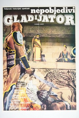 IL GLADIATORE INVINCIBILE THE INVINCIBLE GLADIATOR movie poster YU 1961 HARRISON