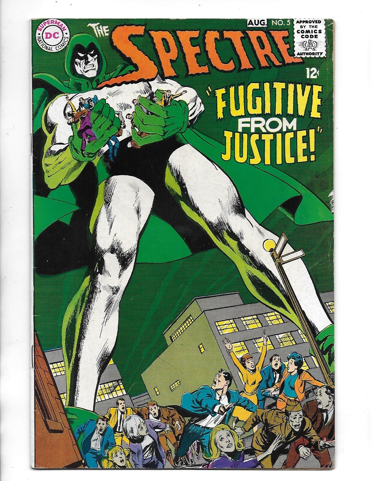 6.0 THE SPECTRE 5 Neal Adams Story/Art! Jim Corrigan VS The Psycho