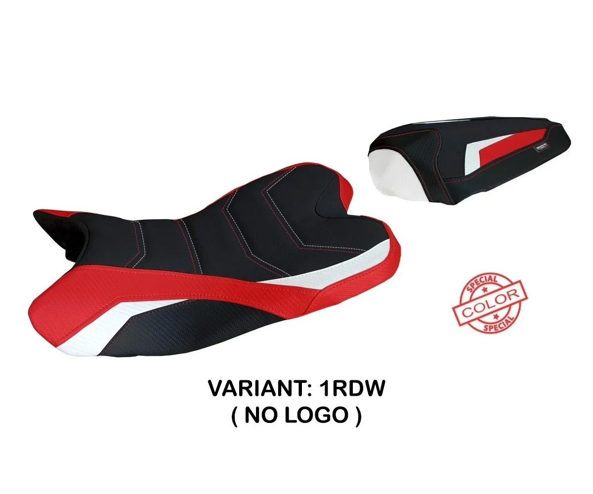 Seat saddle cover Balsas SColor Ultragrip Red-White TPZ YAMAHA R1 2009 2014 1GV