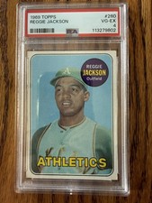 1969 Topps - Reggie Jackson #260 Athletics PSA 4 VG-Ex HOF RC