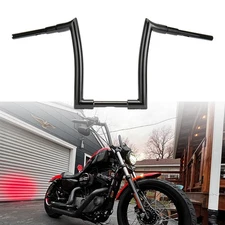 14" Handlebar 1.5" Fat for Harley Dyna Softail Sportster Road Glide Road King