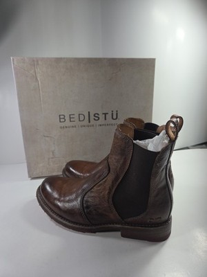 Bed Stu Womens Nandi Chelsea pull on boot size 7 Cobbler series F301008 teak
