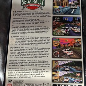 SEGA Rally Championship Sega Saturn CD Jewel Case Game Case/Box