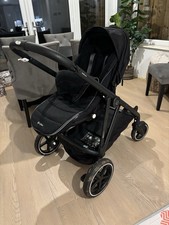 Black Cybex Gazelle s Pushchair With Footmuff And Shopping Basket