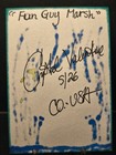 ACEO Original Mushroom Abstract Grass Unique By Crystal Valentine Painting Mini  — photo 4